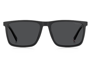Óculos de Grau Tommy Hilfiger Clip On Preto Polarizado TH2391/C 003-56