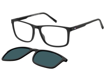 Óculos de Grau Tommy Hilfiger Clip On Preto TH2281/C 085A-55