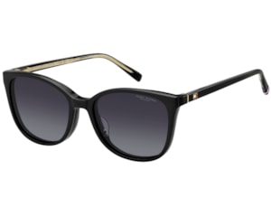 Óculos de Grau Tommy Hilfiger Clip On Preto TH2294/C 807-54