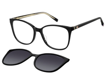 Óculos de Grau Tommy Hilfiger Clip On Preto TH2294/C 807-54