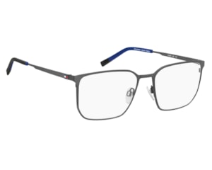Óculos de Grau Tommy Hilfiger Preto Fosco Rutênio  TH 2275 SVK-57