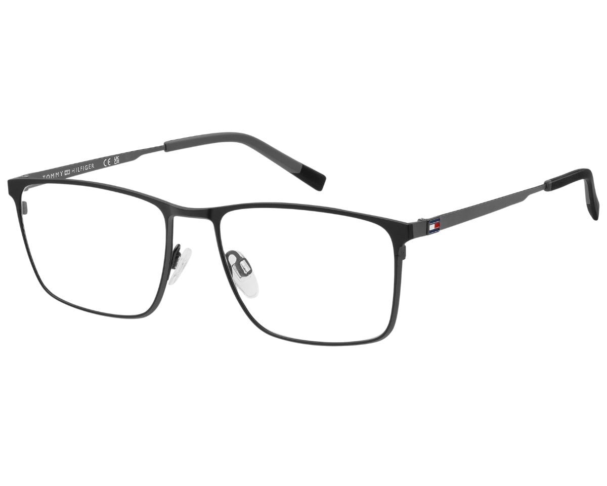 Óculos de Grau Tommy Hilfiger Rutênio Preto TH2273 TI7-55