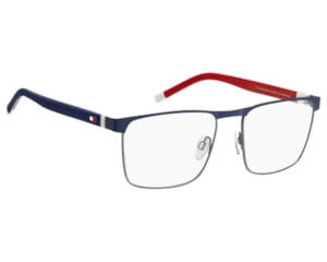 Óculos de Grau Tommy Hilfiger Sporty Azul Fosco TH2378 DTY-56