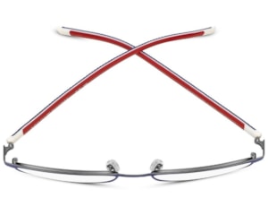 Óculos de Grau Tommy Hilfiger Sporty Azul Fosco TH2378 DTY-56