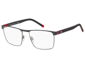 Óculos de Grau Tommy Hilfiger Sporty Cinza Fosco TH2378 D3X-56