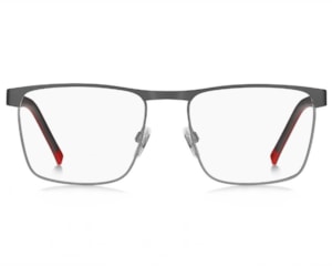 Óculos de Grau Tommy Hilfiger Sporty Cinza Fosco TH2378 D3X-56