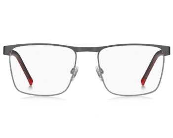 Óculos de Grau Tommy Hilfiger Sporty Cinza Fosco TH2378 D3X-56