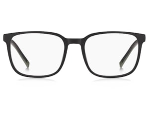 Óculos de Grau Tommy Hilfiger Sporty Preto Fosco TH2380 7ZJ-56