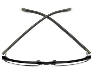 Óculos de Grau Tommy Hilfiger Sporty Preto Fosco TH2380 7ZJ-56