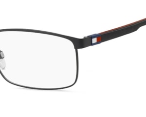 Óculos de Grau Tommy Hilfiger Sporty Preto Fosco TH2381 003-57