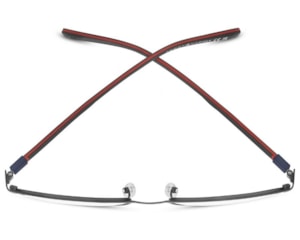 Óculos de Grau Tommy Hilfiger Sporty Preto Fosco TH2381 003-57
