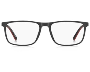 Óculos de Grau Tommy Hilfiger Sporty Preto Fosco TH2382 003-55