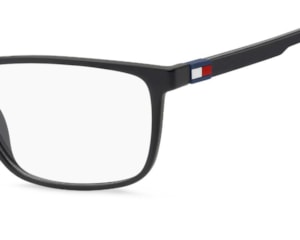 Óculos de Grau Tommy Hilfiger Sporty Preto Fosco TH2382 807-55