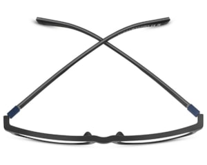 Óculos de Grau Tommy Hilfiger Sporty Preto Fosco TH2382 807-55