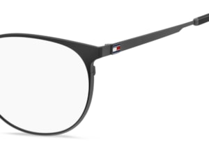 Óculos de Grau Tommy Hilfiger Titanium Preto Fosco TH2276 TI7-52