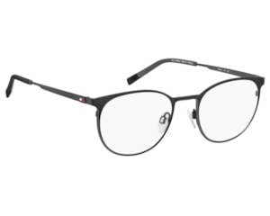 Óculos de Grau Tommy Hilfiger Titanium Preto Fosco TH2276 TI7-52