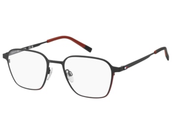 Óculos de Grau Tommy Hilfiger Titanium Preto Fosco TH2315 BLX-52