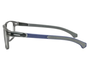 Óculos de Grau Trion Cinza Fosco Azul TR92102 C3-55