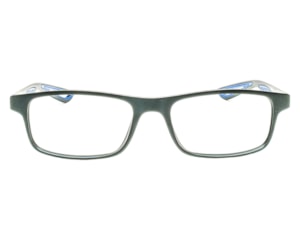 Óculos de Grau Trion Preto Fosco Azul TR1098 C04-53