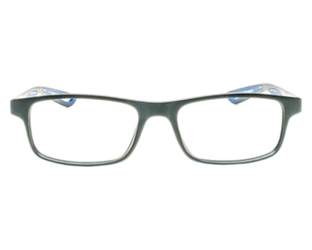Óculos de Grau Trion Preto Fosco Azul TR1098 C04-53