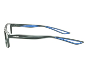 Óculos de Grau Trion Preto Fosco Azul TR1098 C04-53