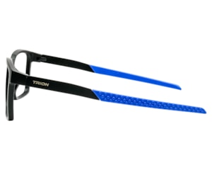 Óculos de Grau Trion Preto Fosco Azul TR88003 C3-54