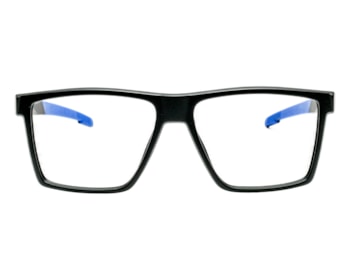 Óculos de Grau Trion Preto Fosco Azul TR88006 C3-54