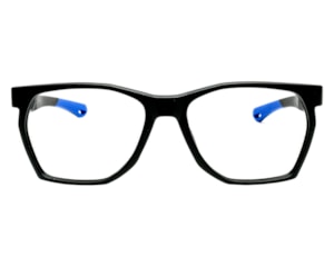 Óculos de Grau Trion Preto Fosco Azul TR88010 C3-54