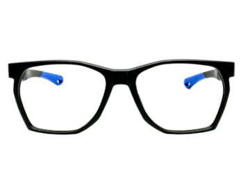 Óculos de Grau Trion Preto Fosco Azul TR88010 C3-54