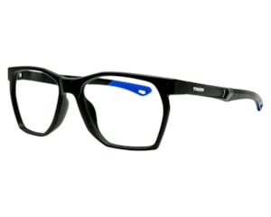 Óculos de Grau Trion Preto Fosco Azul TR88010 C3-54