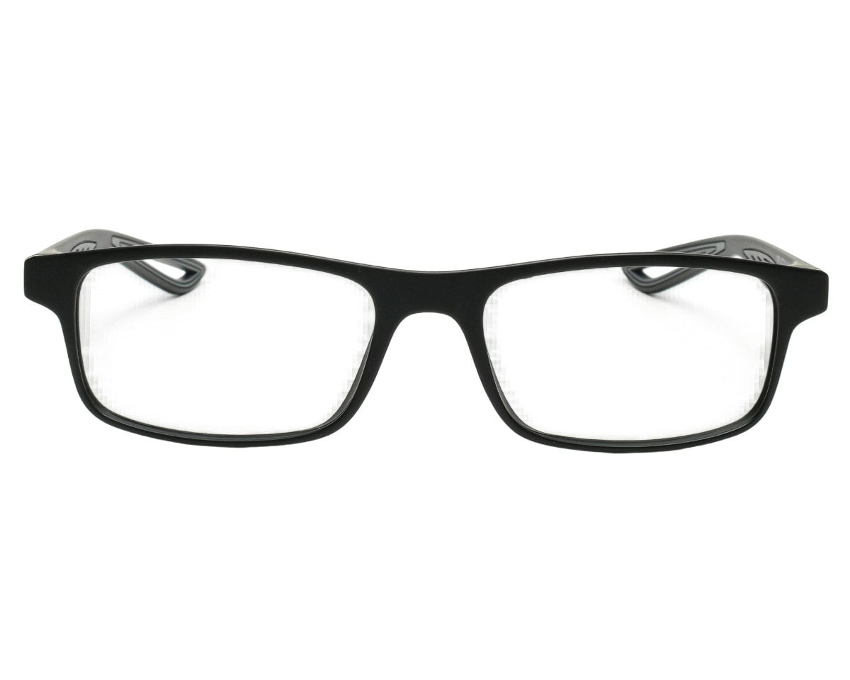 Óculos de Grau Trion Preto Fosco Cinza TR1098 C03-53