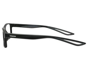 Óculos de Grau Trion Preto Fosco Cinza TR1098 C03-53
