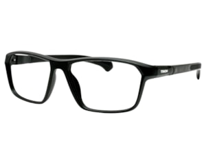 Óculos de Grau Trion Preto Fosco TR92107 C1-56