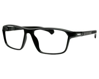 Óculos de Grau Trion Preto Fosco TR92107 C1-56