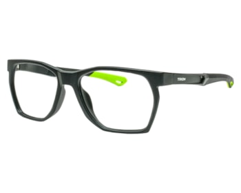 Óculos de Grau Trion Preto Fosco Verde TR88010 C6-54