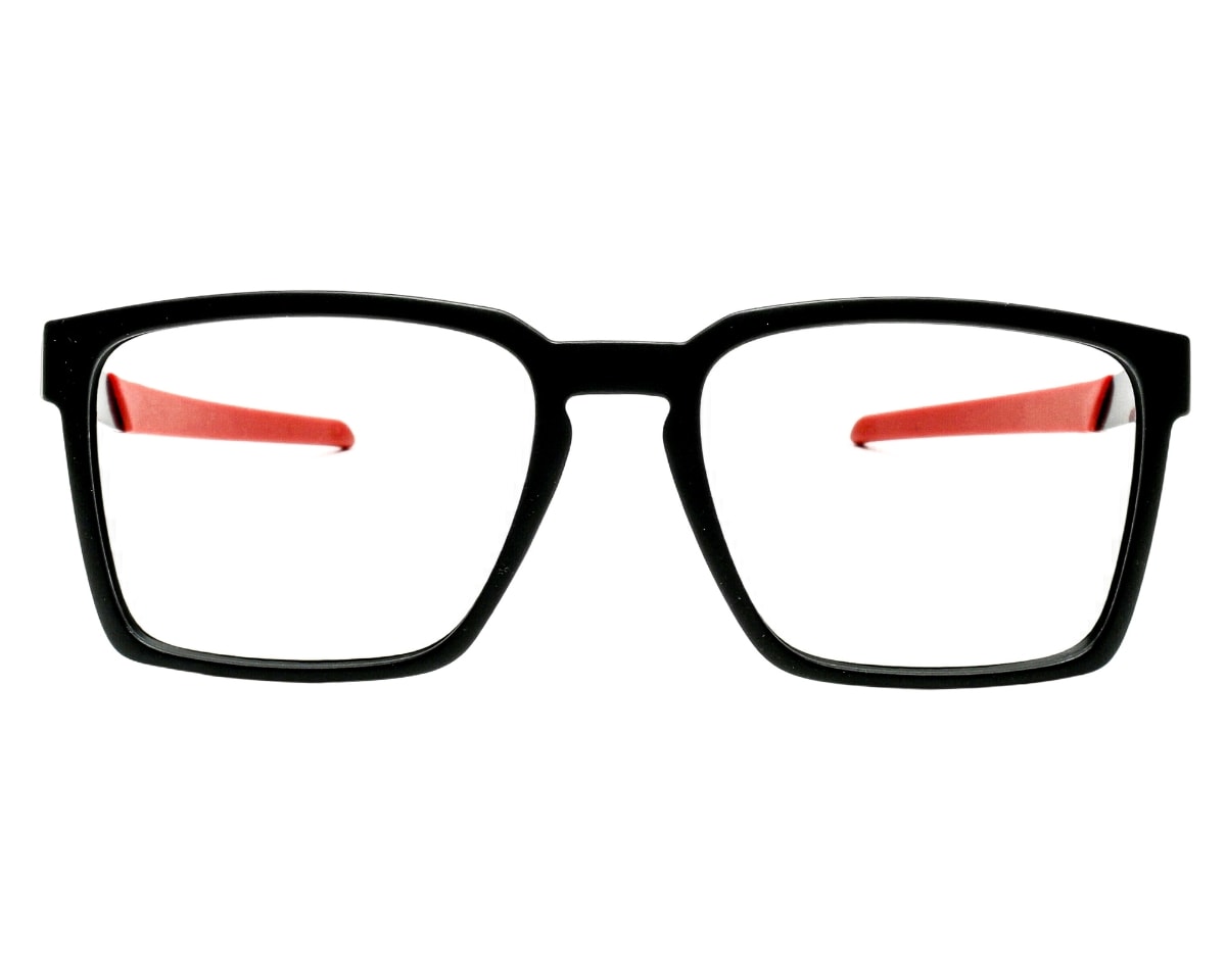 Óculos de Grau Trion Preto Fosco Vermelho TR88003 C1-54