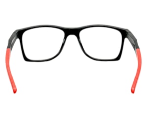 Óculos de Grau Trion Preto Fosco Vermelho TR88004 C1-54