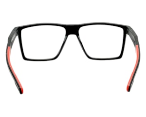 Óculos de Grau Trion Preto Fosco Vermelho TR88006 C1-54