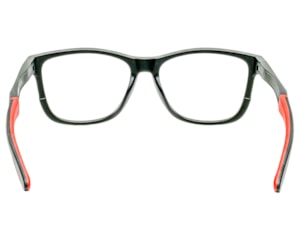 Óculos de Grau Trion Preto Fosco Vermelho TR88008 C1-55