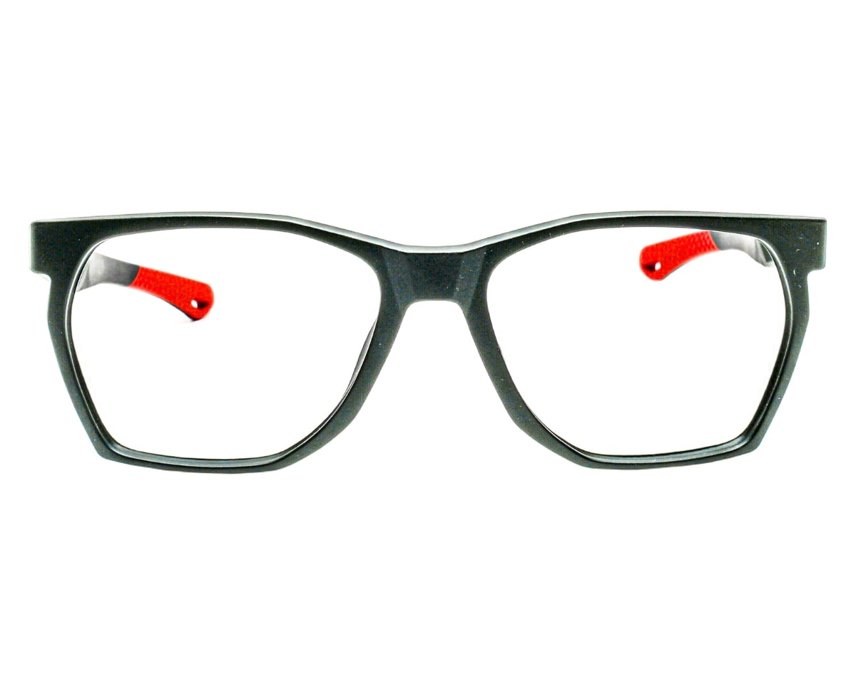 Óculos de Grau Trion Preto Fosco Vermelho TR88010 C1-54