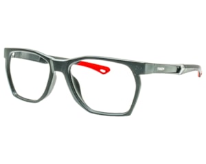 Óculos de Grau Trion Preto Fosco Vermelho TR88010 C1-54