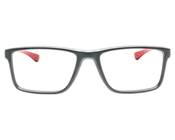 Óculos de Grau Trion Preto Fosco Vinho TR1099 C02-53