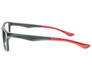 Óculos de Grau Trion Preto Fosco Vinho TR1099 C02-53