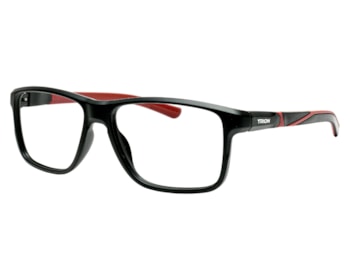 Óculos de Grau Trion Preto Fosco Vinho TR92101 C2-55