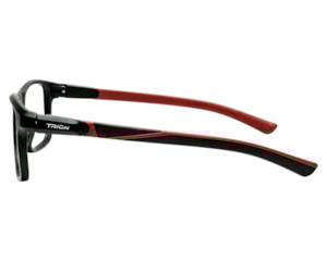 Óculos de Grau Trion Preto Fosco Vinho TR92101 C2-55