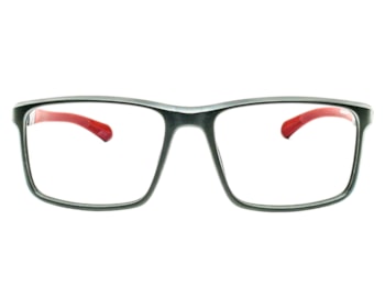 Óculos de Grau Trion Preto Fosco Vinho TR92103 C2-58