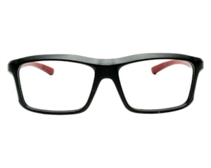 Óculos de Grau Trion Preto Fosco Vinho TR92105 C2-55