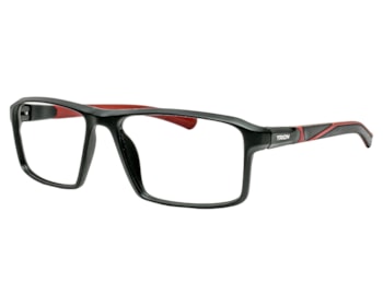 Óculos de Grau Trion Preto Fosco Vinho TR92106 C2-57