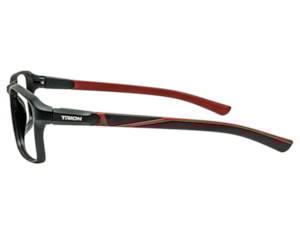 Óculos de Grau Trion Preto Fosco Vinho TR92106 C2-57