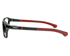 Óculos de Grau Trion Preto Fosco Vinho TR92107 C2-56